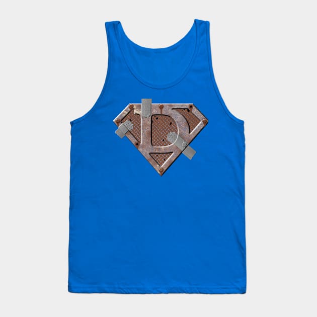 Old SuperDad Tank Top by krisk9k